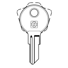 Silca ELS1 Key Blank to suit Eledis cyclinders
Also suits Apem, ESP & JD locks
Steel Key