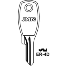 JMA ER-4D Window Key Blank
to suit Era Window & Cylinder locks
Brass Key