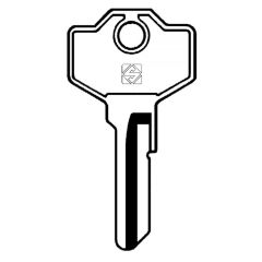 Silca GS4 Cylinder Key Blank
To suit Giussani & Simeca Locks
Steel Key