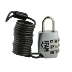 Combination Padlock with Cable
