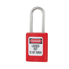MASTER LOCK S31 Zenex Thermoplastic Safety Padlock red