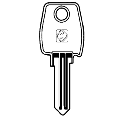 Silca LF2 5 pin cylinder key blank
To suit Lowe & Fletcher, Asec, Baton,Eurolocks & Helsman locks
Steel Key