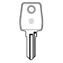 Silca LF22 5 pin cylinder key blank
To suit Lowe & Fletcher, Renz & Eurolock locks
Steel Key