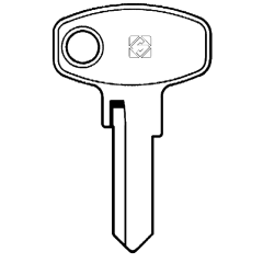 Silca LF28R 5 pin cylinder key blank
To suit Lowe & Fletcher & Eurolocks locks
Steel Key