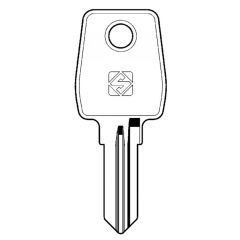 Silca LF57 5 pin cylinder key blank
To suit Lowe & Fletcher & Eurolock locks
Steel Key