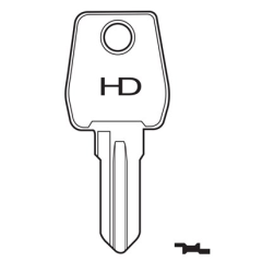 HD LF93R Key blank