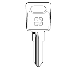 Silca LS11 6 pin cylinder key blank
to suit Las, Kiferm, Marcadet, Paragon & Ronis locks
Steel Key