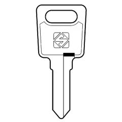Silca LS14 5 pin cylinder key blank
to suit LAS, Renz Ronis locks
Steel Key