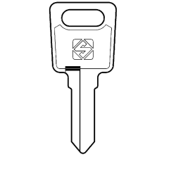 Silca LS14R 5 pin cylinder key blank
to suit LAS, Renz Ronis locks
Steel Key