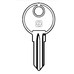 Silca LS7 5 pin cylinder key blank
to suit Las, Renz & Ronis locks
Steel Key