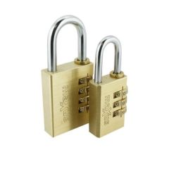 Maxus Brass Open Shackle Combination Padlock
Resettable combination 3 & 4 wheel padlocks