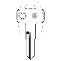 Silca MER34R cylinder key blank

to suit Meroni, CL, Cyber Lock & Triumph Locks

Steel Key 