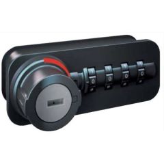 Lowe & Fletcher & Euro Locks A152B Combination Lock - Silver Finish