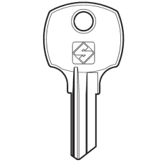 Silca NCR6 Cylinder Key Blank
To suit National Cabinet Cash Register Locks
Steel Key
