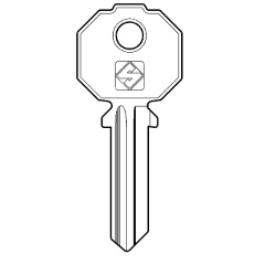 Silca PF092S Cylinder Key Blank
To suit Prefer, Promo & Unifor Locks
Steel Key