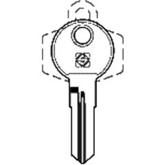 Silca REN5R 5 pin Cylinder Key Blank
To suit Renz, Eurolocks & L&F Locks.
Steel Key