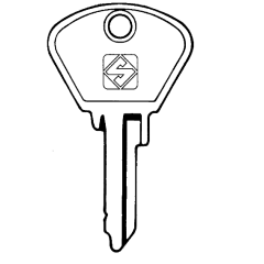 Silca SIP1 Cylinder Key Blank
To suit Ford and other Vehicle locks
Steel Key