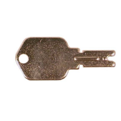 Replacement industrrial & Fork lift key to fit Clark forklifts, Gradall telehandlers, Hyster forklifts, Ingersoll-Rand forklifts and rollers
