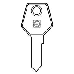 Replacement Strebor S Series Keys
For codes S01 - S70
Usually found on office furniture
