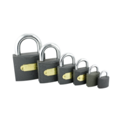 Tri-Circle Iron Padlocks