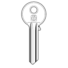 Silca ULO64 6pin Universal Cylinder Key Blank,
to suit many manufactures of locks
Suitable for UAP and ERA
Steel Key