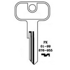 Silca UNI16R 5 pin Key Blank
To suit Union & British Leyland Locks
Steel Key