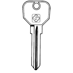 Silca UNI19 Key Blank
To suit Union, Cem Land Rover, MG & Triumph Locks
Steel Key
