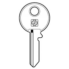 Silca UNI2 Key Blank
to suit Union & Leyland locks
Steel Key