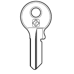 Silca VI084 4 pin cylinder key blank

To suit Viro Locks

Steel Key  