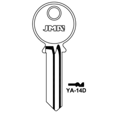JMA YA-14D Master Key Blank
to suit Yale locks
Steel Key