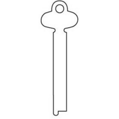 Replacement L&F Lowe & Fletcher ZLMST Master Key
For L&F ZL Series locks
For lock codes ZL0001 - ZL1800